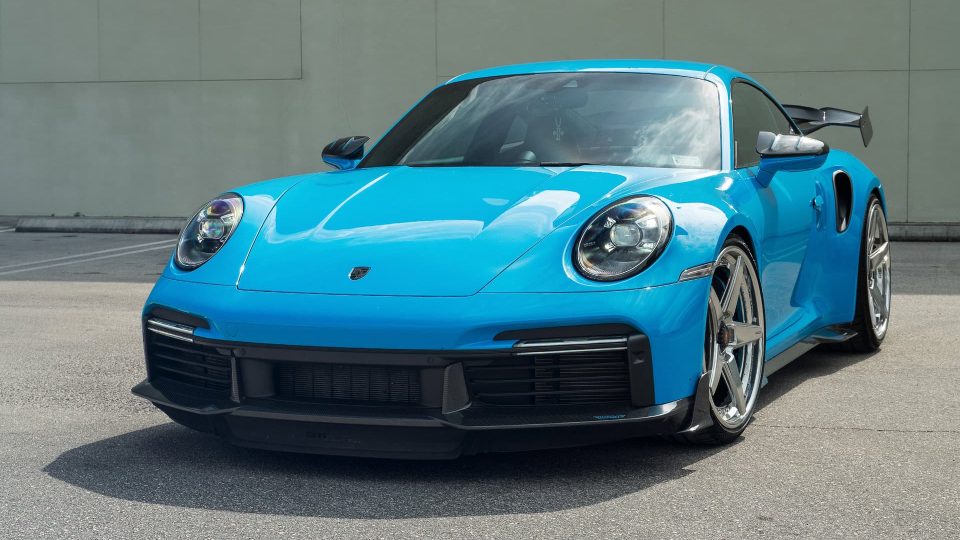 Mansory Porsche 992 | Rivera Blue | on ANRKY RS5.3 | Polished Clear