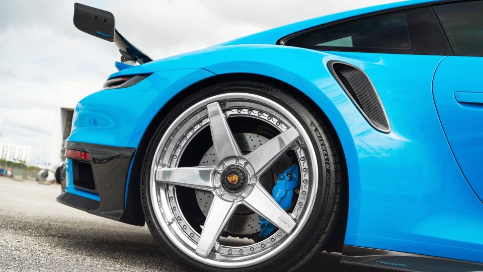 Mansory Porsche 992 | Rivera Blue | on ANRKY RS5.3 | Polished Clear
