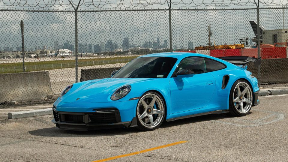 Mansory Porsche 992 | Rivera Blue | on ANRKY RS5.3 | Polished Clear