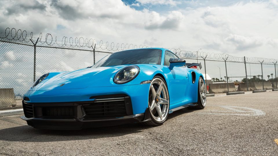 Mansory Porsche 992 | Rivera Blue | on ANRKY RS5.3 | Polished Clear