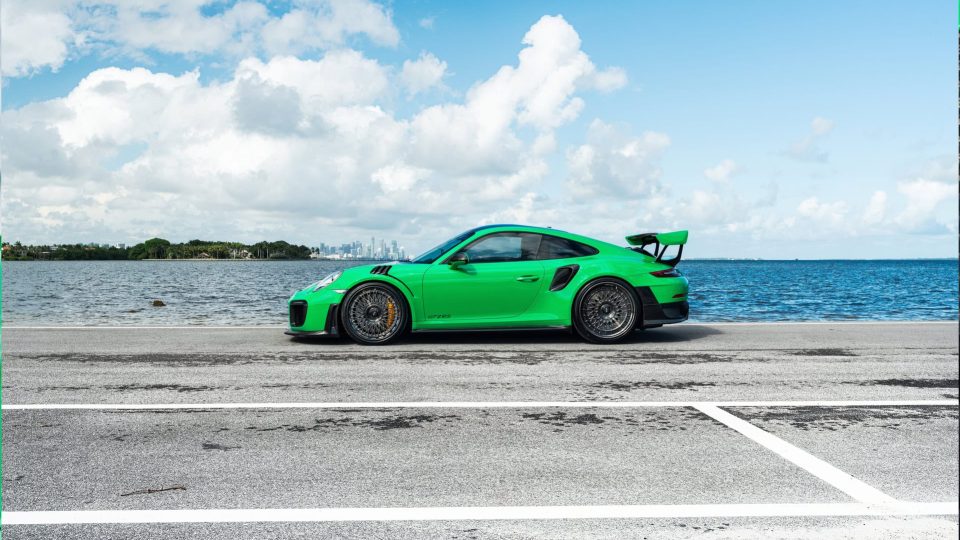 Porsche 991 GT2RS | Lizard Green | on ANRKY RS7.3 + AEROSport | Brushed Smoke