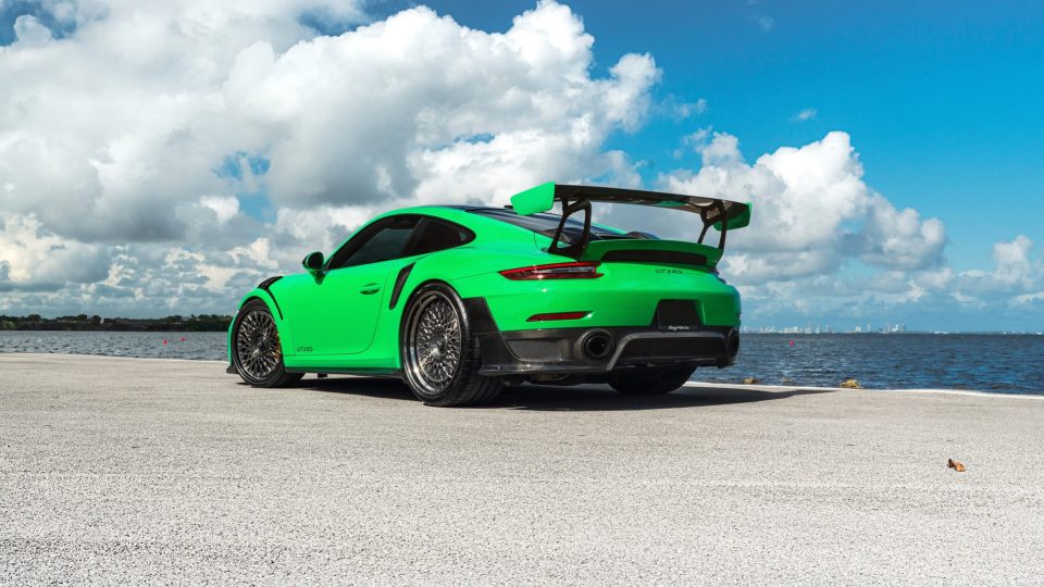 Porsche 991 GT2RS | Lizard Green | on ANRKY RS7.3 + AEROSport | Brushed Smoke