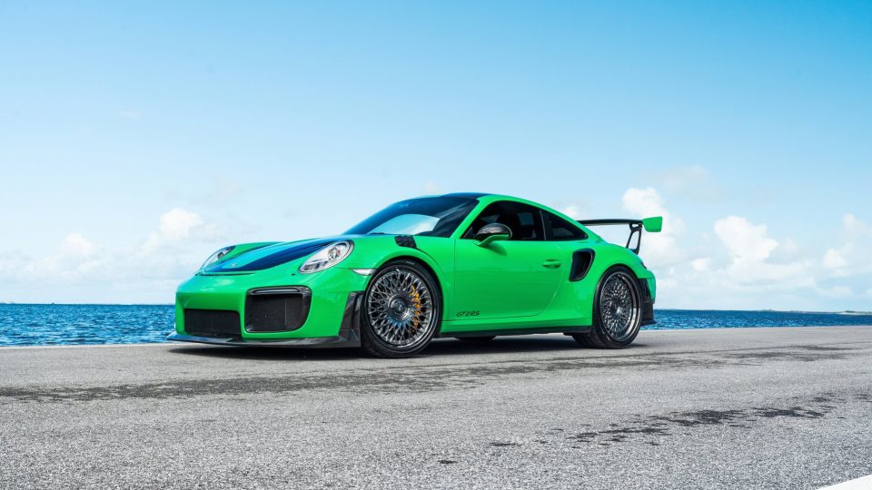 Porsche 991 GT2RS | Lizard Green | on ANRKY RS7.3 + AEROSport | Brushed Smoke