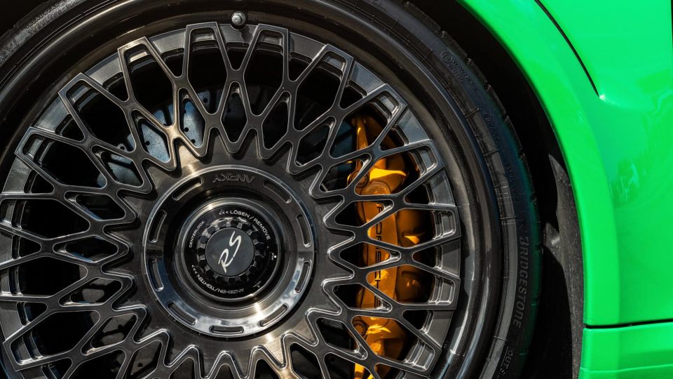 Porsche 991 GT2RS | Lizard Green | on ANRKY RS7.3 + AEROSport | Brushed Smoke