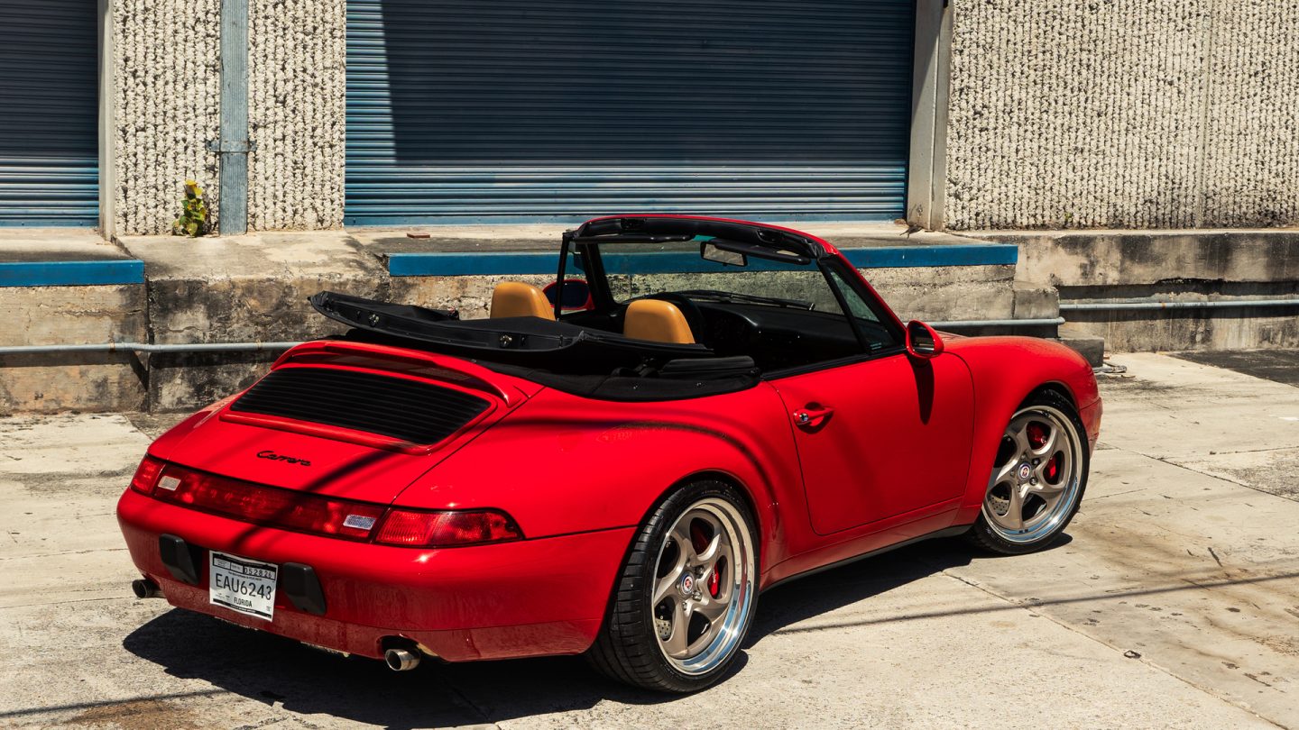 Porsche 993 Carrera Cabriolet on HRE 522