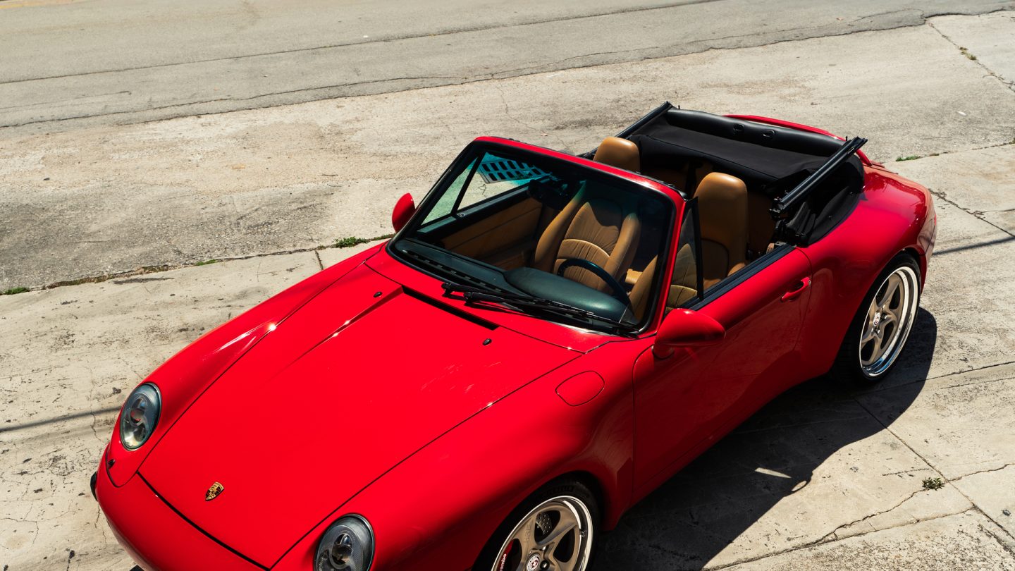 Porsche 993 Carrera Cabriolet on HRE 522