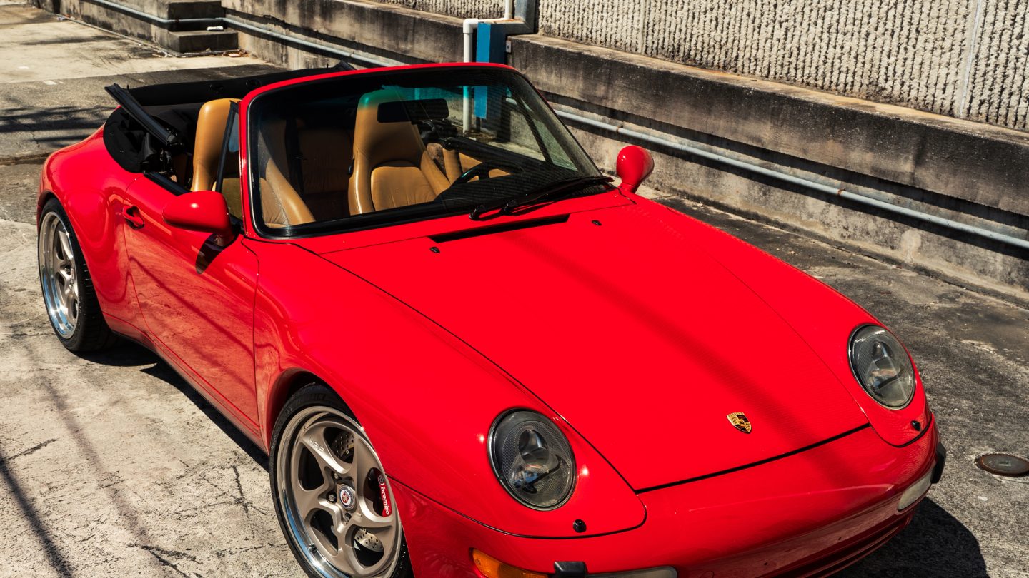 Porsche 993 Carrera Cabriolet on HRE 522