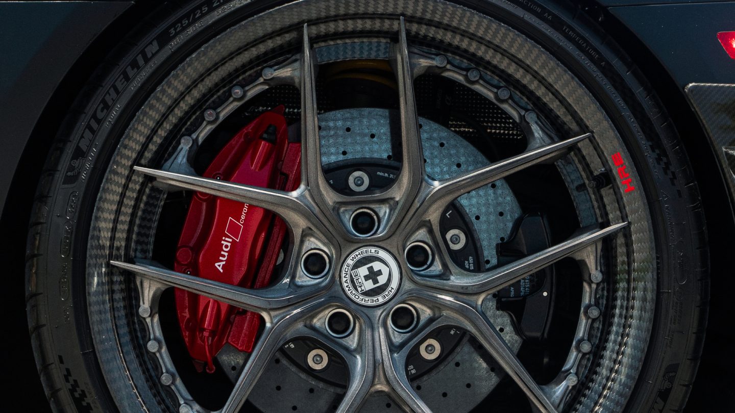 Audi R8 on HRE HX101 Carbon