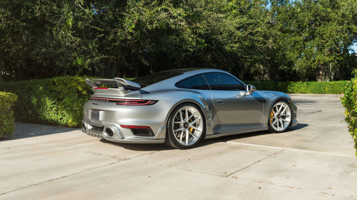 Porsche 992 Turbo S on Techart kit and ANRKY Wheels XR-201