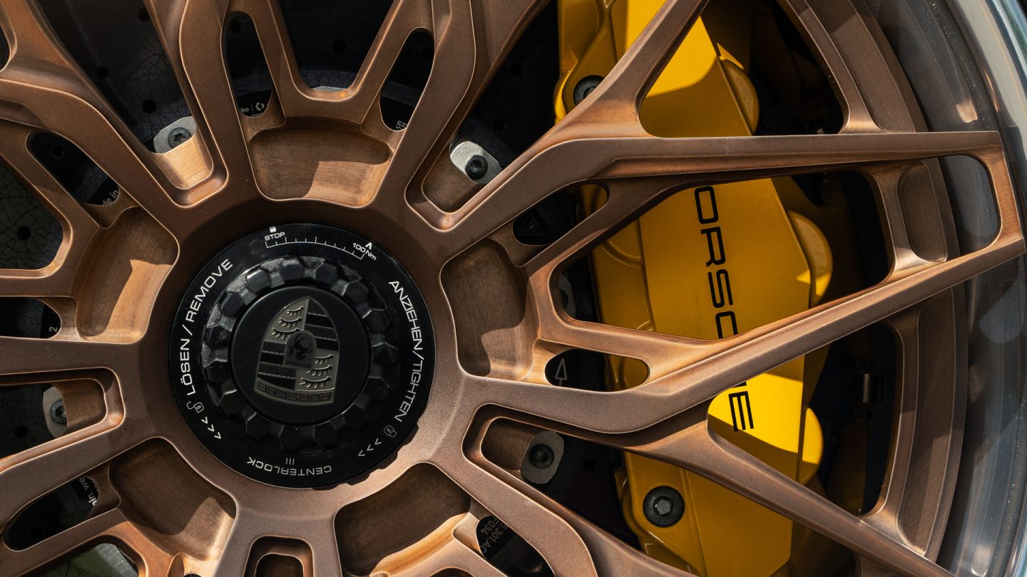 Porsche 992 on ANRKY S1-X3 Brushed Bronze