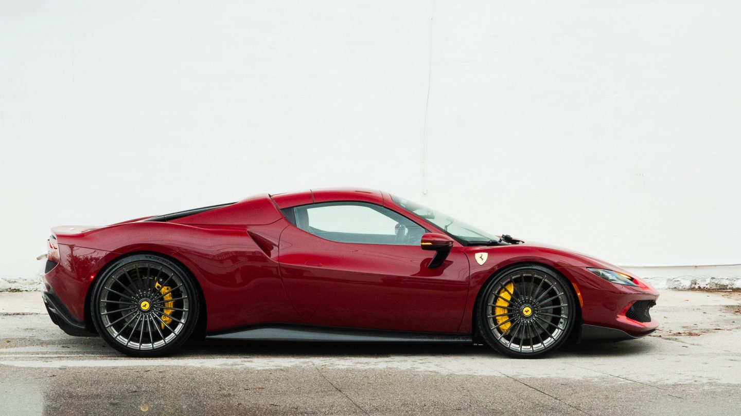 Ferrari 296GTS Rosso Barchetta and Rosso Fiorano on ANRKY XR-119