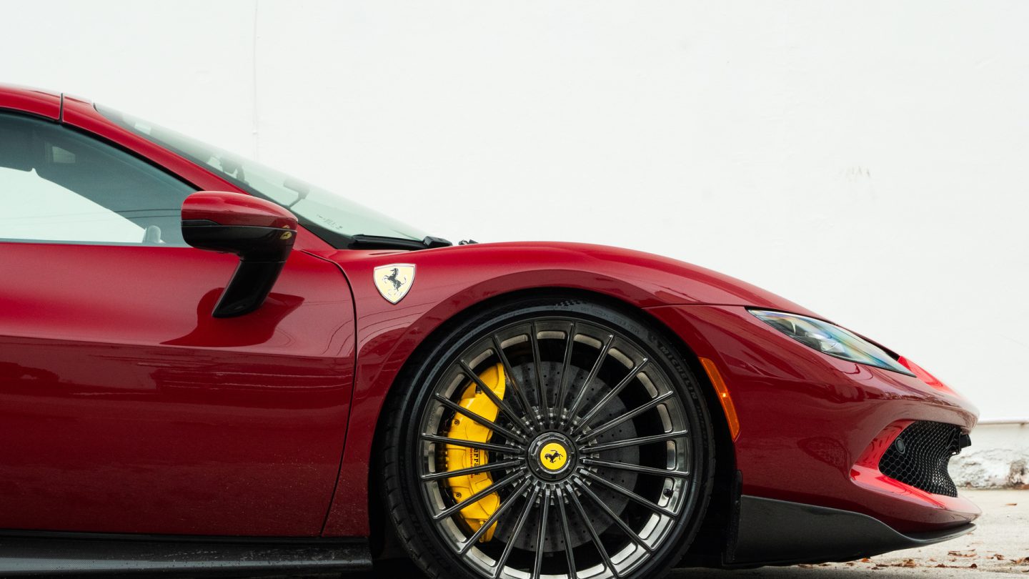 Ferrari 296GTS Rosso Barchetta and Rosso Fiorano on ANRKY XR-119