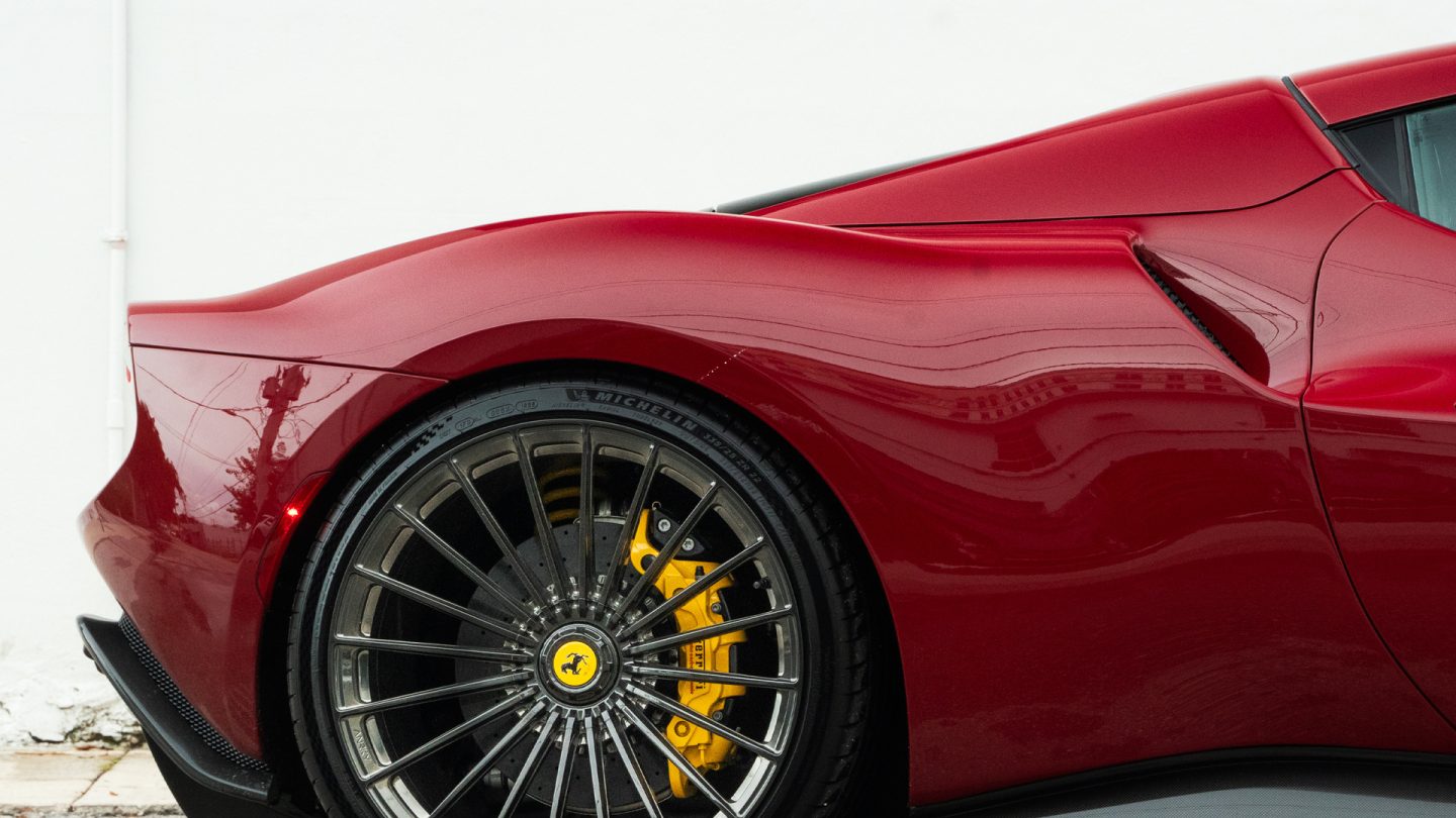 Ferrari 296GTS Rosso Barchetta and Rosso Fiorano on ANRKY XR-119