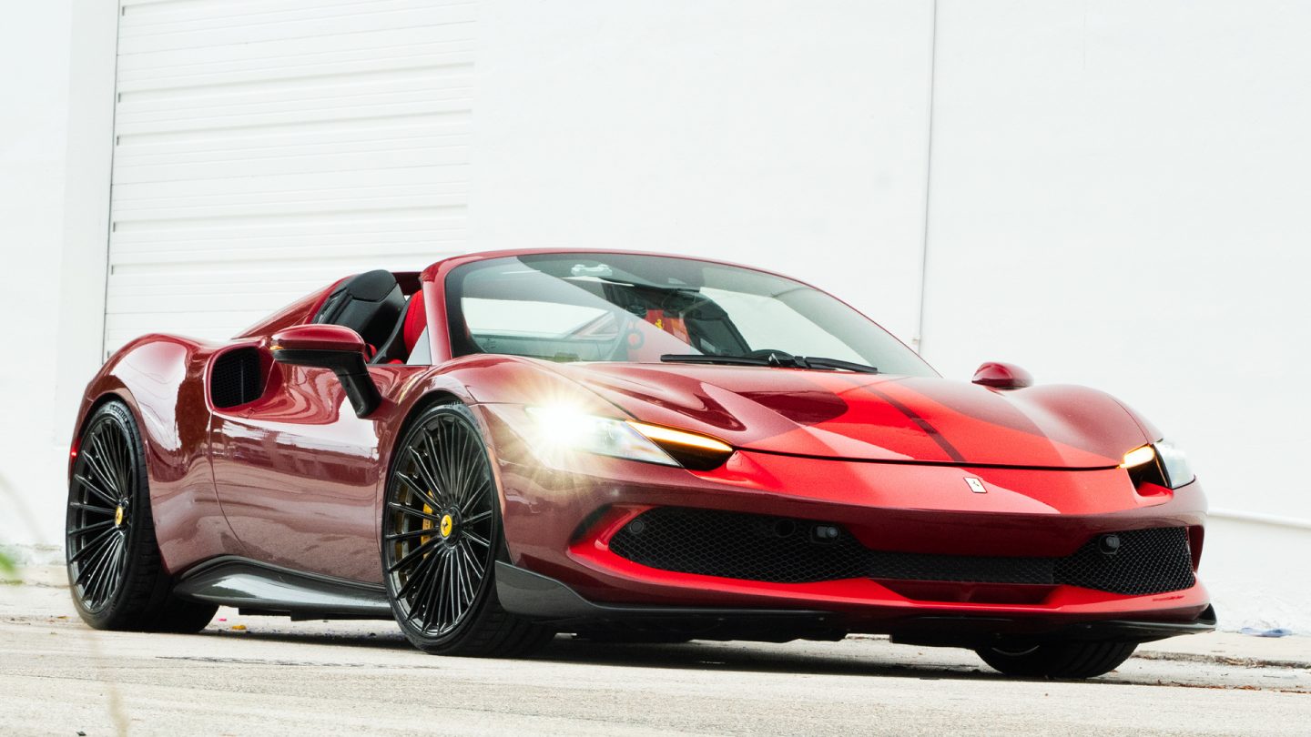 Ferrari 296GTS Rosso Barchetta and Rosso Fiorano on ANRKY XR-119