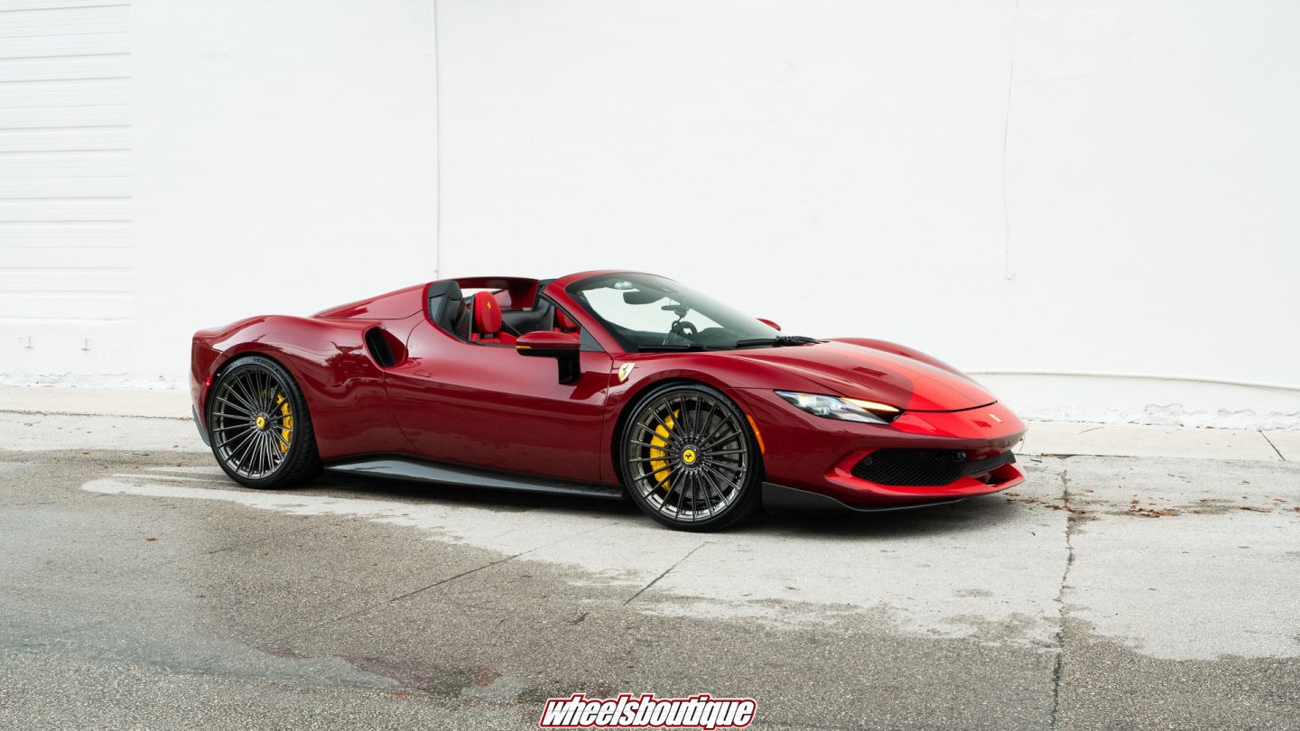 Ferrari 296GTS Rosso Barchetta and Rosso Fiorano on ANRKY XR-119