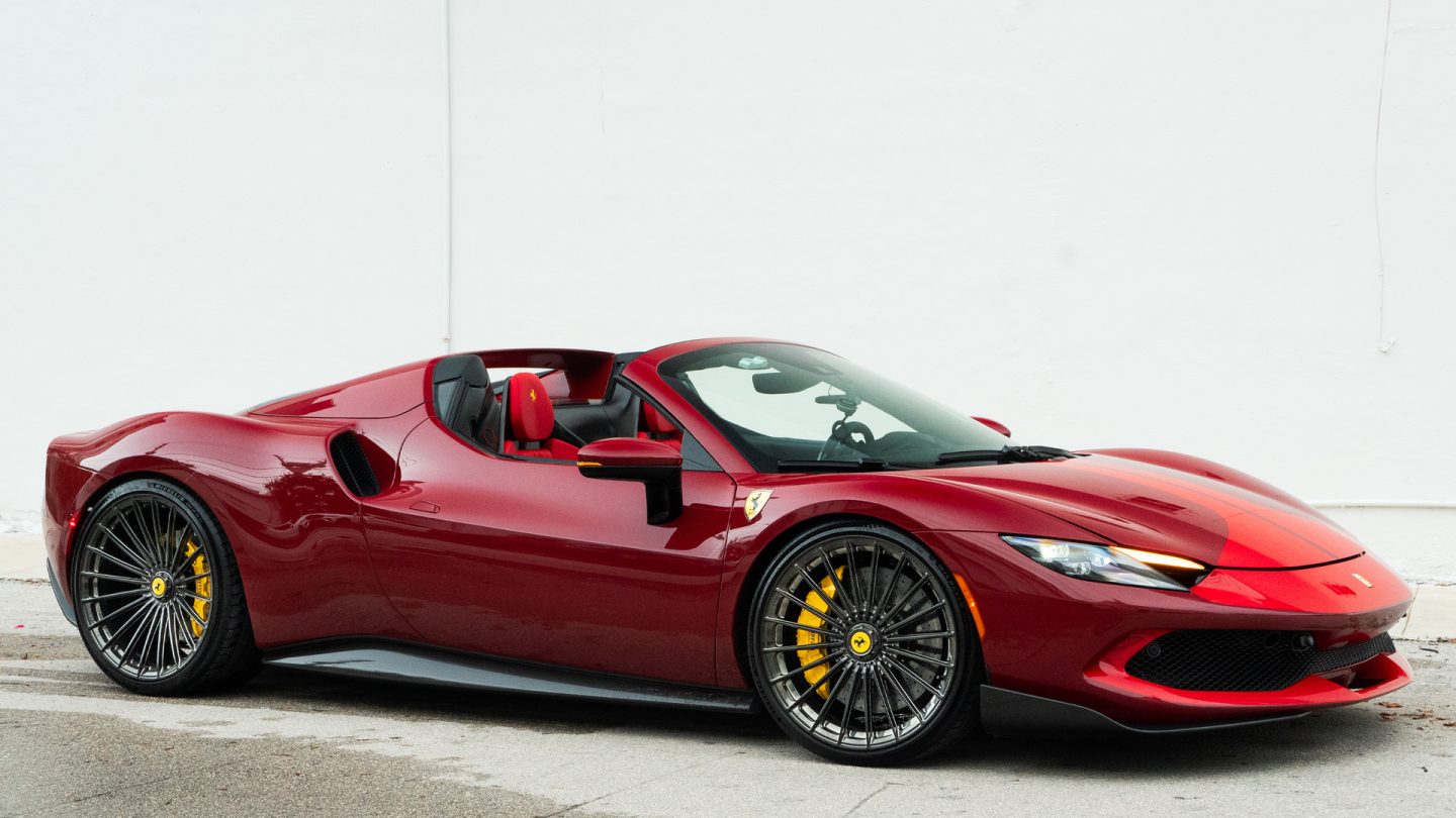 Ferrari 296GTS Rosso Barchetta and Rosso Fiorano on ANRKY XR-119