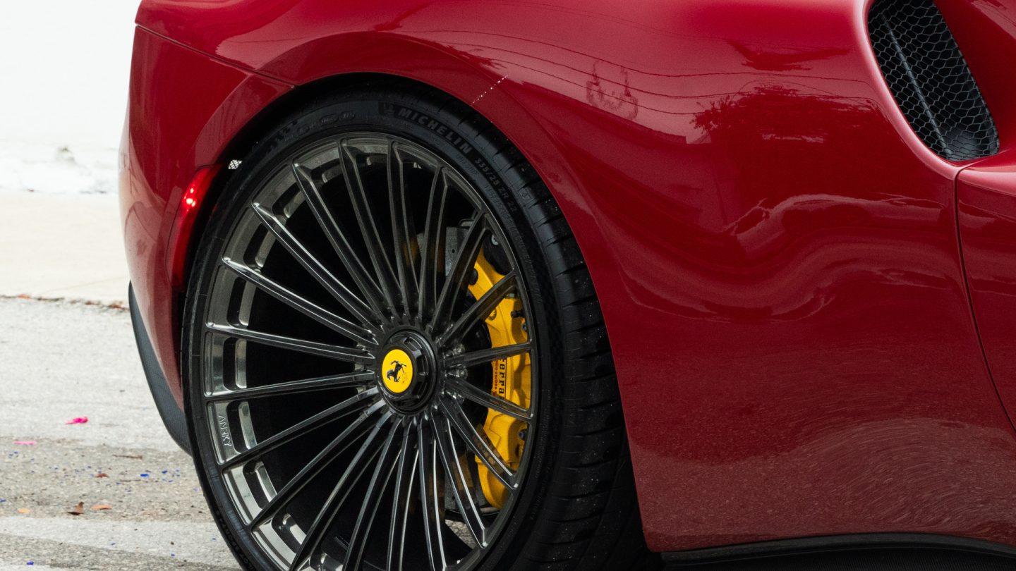 Ferrari 296GTS Rosso Barchetta and Rosso Fiorano on ANRKY XR-119