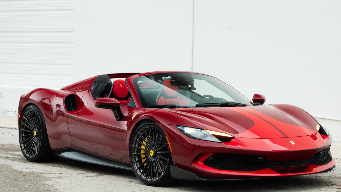 Ferrari 296GTS Rosso Barchetta and Rosso Fiorano on ANRKY XR-119